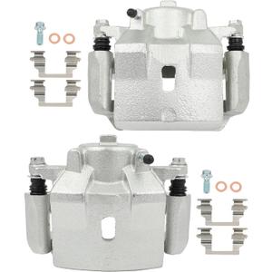 cciyu 18B4910A 18B4911A Front Left & Right Brake Calipers With Bracket For Chevy For Malibu,For Pontiac For G6/For Solstice,For Saturn For Aura/For Sky