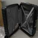 Coolife Carry On Luggage Airline Approved with Wheels Hard Shell Suitcase Spinner TSA Lock Telescopic Handle (20-inch-Teal blue)