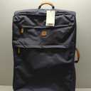 Bric's X-Bag Large Spinner with Frame, Water-Resistant 360 Wheeled Checked Luggage with Ergonomic Handle and Organized Interior 30 Inch, Navy