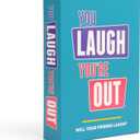 DSS Games You Laugh You're Out [Try Not to Laugh Family Card Game for Adults, Kids & Teens | White Elephant Gift for Adults | 125 Prompt Fun Cards for Family Game Nights & Parties Ages 14+]