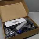 12Pcs Universal Vacuum Attachment Professional Shop Vac Accessories Wet Dry Vacuum Hose Adapter with Hair Brush Extension Wand Flexible Crevice Tool fit 2 1/2" to 1 1/4" and 1 7/8" to 1" Vacuum Hose