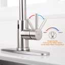 Touchless Kitchen Faucet with Pull Down Sprayer, Motion Sensor Kitchen Faucet with Kitchen Soap Dispenser, Single Kitchen Faucet High Arc Pull Out Faucet for Kitchen Sink RVBrush Nickel