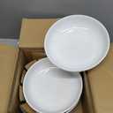 8.3Inch Pasta Bowls, 32OZ Serving Bowls, Salad Bowls Set of 4 Ceramic Sturdy & Stackable, Ideal for Housewarming, Festivals, White (32 OZ)