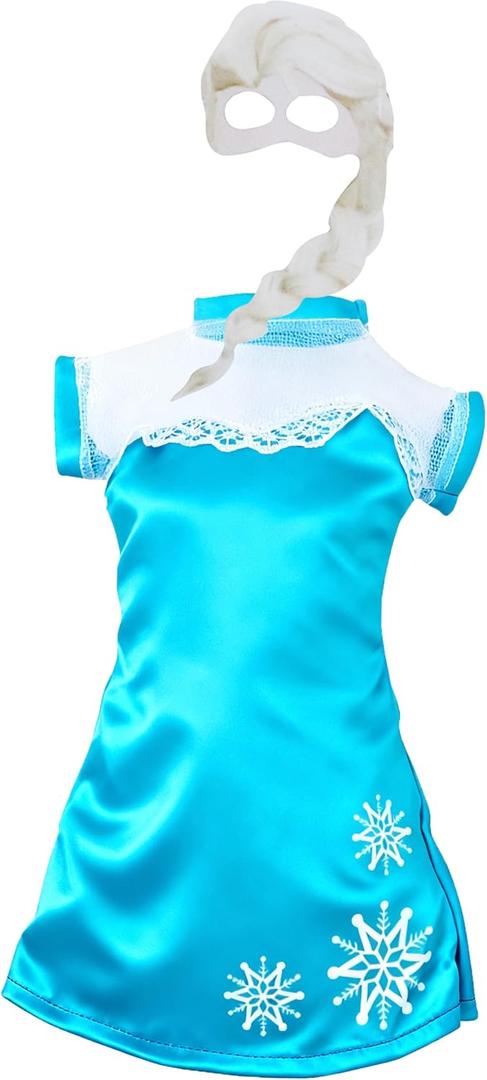 Christmas Elf Accessories KitHoliday Elf Clothes Outfit for Xmas Party Decoration (Ice)
