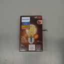 Philips 25-Watt Equivalent A15 Spiral Filament Dimmable E26 Vintage Edison LED Light Bulb EyeComfort 2000K Amber (1-Pack) 565655