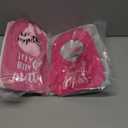 The Peanutshell Baby Girl Terry Bib Set of 8-100% Cotton, Soft, Absorbent Baby Bibs, Toddler Girl Set, Newborn & Infant Bib - Pink