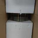 Rosporxin Glass Card Box with Slot, Large Gold Clear Card Box for Wedding Receptions - Home Birthdays Party Geometric Decorative, 12.59" x 5.9" x 9.05" (Glod)