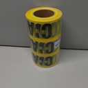 Premium Yellow Caution Tape Roll, 3 inch x 1000 feet, Ideal Use for Danger/Hazardous Areas/Crime Scene Halloween Party Decorations (3-Pack)