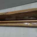 AIZESI One-Piece Brushed Gold Tension Shower Curtain Rod 54-90" No Drilling
