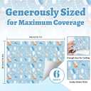 STRN Drawer Liners for Dresser, Baby Powder Scented Drawer Liner 6 Sheets, 14.4 inches x 19.7 inches