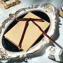 2 x Brown Velvet Ribbon Christmas Bow 5 x 7 Inches Premade Brown Bows for Christmas Tree Hanging Decorations Gift Wrapping Wreaths Crafts Outdoor Indoor Home Decor Wedding, Pack of 24