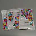4 x Colorful Sewing Buttons, 15mm Round, 2-Hole, 200 Pack, Mixed Colors Flatback Button (Mixed-color-200pcs)