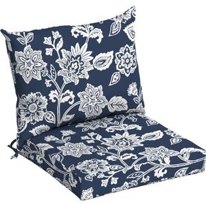 Arden Outdoor Dining Chair Cushion, 21 x 21, Rain-Proof, Fade Resistant 21 x 21, Alana Tile