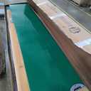 Backyard Discovery Buckley Hill Cedar Wood Swing Set with Wave Slide, Play Deck, Rock Wall Ladder, Belt Swings, Chalkboard, Canopy Roof, Outdoor Playset (Green)