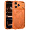 BENTOBEN for iPhone 17 Pro Case, Cute Butterfly Pattern Magnetic 17 Pro Phone Case [Compatible with MagSafe] Translucent Shockproof Women Girls Protective Cover for iPhone 17Pro 6.3", Cosmic Orange