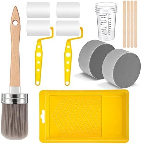 LemonRoad Set, Painting Supplies for Cabinet Furniture, with Sponge, Cup and Mixing Stick