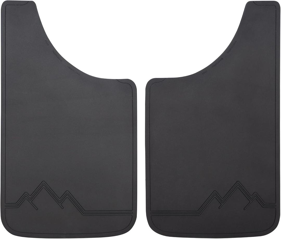 Plasticolor 000543R01 Black Off Road Scene Easy Fit Mud Guard 11" - Set of 2