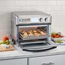 Cuisinart Air Fryer Toaster Oven with Extra-Large Capacity, 1800W Stainless Steel Oven with Digital Display, Bake, Broil, Roast & Air Fry Options, Adjustable Temperature, TOA-95NAS