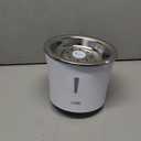 Catit LED Flower Fountain with Triple Action Filter, Cat Drinking Water Fountain, 3 L (9.0 x 8.3 x 7.7 Inches)