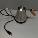 Bodum 27oz Melior Gooseneck Electric Water Kettle, Pour Over Coffee & Tea, Brushed Stainless Steel
