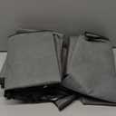 6 Pack 60L/90L Extra Large Moving Bags Comforter and Blanket Storage Bins With Lids Foldable Storage Bags For Clothing, Blanket, Comforters, Bed Sheets, Pillows