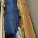 SUPERJARE Curved-Bar Hammock with Stand, 2 Person Heavy Duty Hammock Frame, Detachable Pillow & Portable Carrying Bag, Perfect for Outdoor & Indoor, Navy Blue