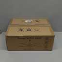 Bella Depot 48" Outdoor Ceiling Fan Black Waterproof Gazebo Fan with Light Smart App Remote Control Hanging Fan for Outside Patios Pergola Tent Plug-in Design Adjustable Brightness (48"- Black)