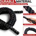 Weighted Jump Rope for Men Women, 1.5lb 2.8lb Heavy Jumping Ropes for Fitness, Adult Skipping Rope for Home Gym Exercise, Improve Strength and Building Muscle Workout Equipment