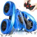 A ALPHA Remote Control Car, RC Stunt Car Double-Sided 360 Rotating 4WD 2.4GHz Kids Toys for Ages 5-7 8-13, Birthday Xmas Gift for Boys Girls Age 4 5 6 7 8 9 10+