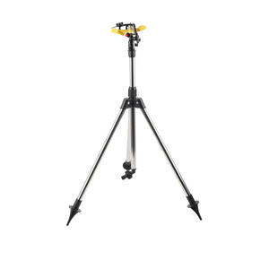 Water Irrigation Tool Less Steel Tripod Water Sprinkler Less Steel Plastic Sprinkler Auto System Garden Lawn Supplies