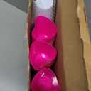 Qinyoung 100 Pcs Valentines Heart Shaped Plastic Cups Bulk 12 oz Plastic Heart Wine Cups Reusable Pink Red Galentines Party Cup for Wedding Birthday Drinking Beverage Party Supplies(Multi-color)