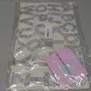 26 Pcs Iron on Letters with Butterfly Iron on Patch, Glitter Resin Rhinestone Letter Stickers, Crystal Iron on Letters for Clothing, A-Z Glitter Letter Stickers for Art & DIY Works