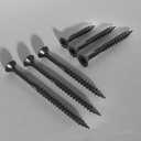 50-Piece Heavy-Duty Outdoor Deck Screw Set, #14 x 4-1/2 Inch Star Drive Wood Screws, Rust-Resistant Timber Screws for Wood, Log, and Landscaping Applications (#14 x 4-1/2 Black)