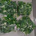 6FT Eucalyptus Garland with Flowers, 4 Pack Greenery Hanging Spring Eucalyptus Garland Suitable for Table Wedding Backdrop Arch Wall Party Thanksgiving UV Protected Indoor Outdoor Decorations