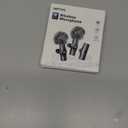 2pcs Dual Receivers Mini Microphone for iPhone iPad Android Video Recording,Lavalier Wireless Microphones for Game,Live Streaming,Interviews,YouTube,TikTok,Vlog