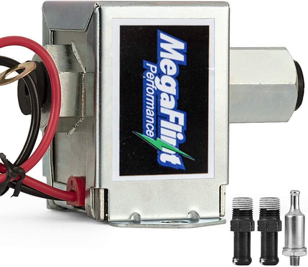 12V Upgrate Universal Electric Fuel Pump Metal Solid (2.5-4 PSI) Low Pressure for Petrol & Diesel EP12S HEP-02A
