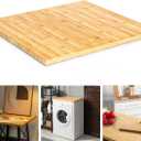 24"x25" Butcher Block Counter Top, DIY Bamboo Countertop, 1.2'' Thick Waterproof Table Top, Used as Cutting Board, Stovetop Cover, Office Desk Top, Dining Room Table, Laundry Counter, Kitchen Counter (24"L x 25"W)