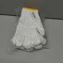 6 Pairs Work Gloves Hand Working Gloves Safety Grip Protection Gloves Men Women BBQ Thicker Industry Knitted Cut Repair Durable String Knit for Work Safety Thick Cotton 6 Pairs