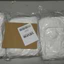 VEVOR 50 Pcs White Chair Covers Polyester Spandex Chair Cover Stretch Slipcovers for Wedding Party Dining Banquet Flat-Front Chair Covers