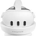 Charging Dock Compatible with Meta Quest 3, Effortless Drop-and-Charge Station, Space-Saving (Without Charger)