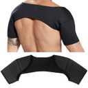 FERCAISH Double Shoulder Brace, Breathable Sports Protective Gear for Chronic Tendinitis Pain Relief, Shoulder Strap Brace for Sleeping Outdoor Lifting Sports (Size L)