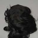 CAISHA Messy Scrunchie Bun Voluminous Wavy Hairpiece Heat-resistant Synthetic Fibres Black G1A