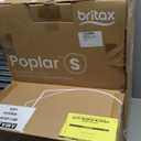 Britax Poplar S Convertible Car Seat, 2-in-1 Car Seat with Slim 17-Inch Design, ClickTight Technology, Glacier Graphite