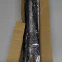 CorkLatta Black Shower Curtain Rod 32 to 43 Inch,1 Inch Diameter Adjustable Spring Tension Stainless Steel Telescoping Rod,Easy Install,No Rust