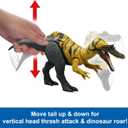 Mattel Jurassic World Dinosaur Toys with Roar Sound & Attack Action, Wild Roar Posable Figures, Physical & Connected Digital Play Ceratosuchops