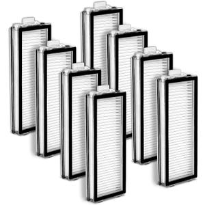 (8 Pack) Q revo Master Replacement HEPA Filters for Roborock Qrevo Master, Qrevo Slim Robot Vacuum, Filters Accessories Kit, Filter Kit, Vacuum Filter, Canister Filters, Upright Filters