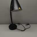 Food Heat Lamp with 250w Bulb for Food Service Restaurant Heating Lamp Warmer for Catering Home Kitchen Buffet (Black)