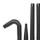 CRAFTSMAN CMXZVBE38640 2-1/2 in. Gutter Cleaning Wet Dry Vac Attachment Kit, Industrial-Grade Shop Vacuum Accessory for Cleaning or Blowing Debris from Gutters, Fits 2-1/2 in. Hose Diameter