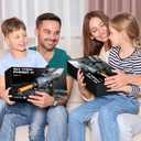 Toy Gun Automatic Sniper Rifle with Tactical Vest Kit Futuristic Electric High Speed Toy Foam Blaster Gun with 150 Darts Shooting Games Toys Birthday for Boys Adults Age 8+