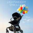 Momcozy TuckGo Lightweight Travel Stroller, One Click Fold for Toddlers 6M-3Y, 33L Bottom Storage, Compact Easier Air Travel, Travel Bag Included, 3-Position Recline, UPF 50+ Canopy, 5-Point Harness